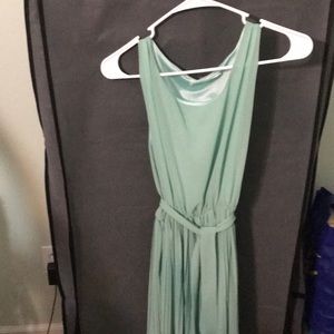 Cute pleated skirt sleeveless dress